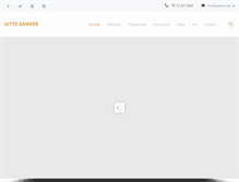 Tablet Screenshot of gittesander.dk